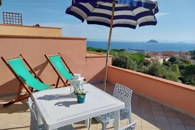 Monolocale Isola d'Elba, Cavo 5 minuti a piedi dalla spiaggia