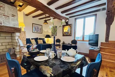 Image de La maison à rayure en plein cœur historique d'Honfleur