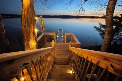Experience the magic of Misty Shores at North Pond in Smithfield Maine!
