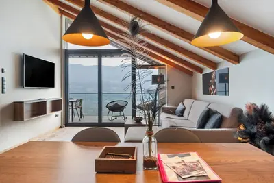 Image de Appartement 'Franziska' avec vue sur les montagnes, piscine partagée et Wi-Fi