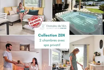 Image de Mobil-Home Zen 3 Pièces 4 Personnes + Tv + Jacuzzi