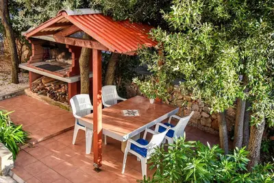 Image de Appartement d'une chambre avec la terrasse Mandre, Pag (A-23187-c)