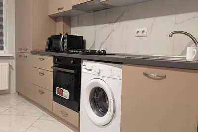 Image de Charmant appartement à Chișinău avec chauffage au gaz et bain à remous