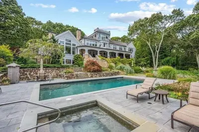 Image de New for 2026! Views of Cotuit Bay, pool, dock, beach area & hot tub Rpms156