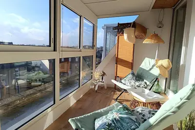 Bel appartement 4 pers avec parking et Wifi au centre-ville de Perros-Guirec