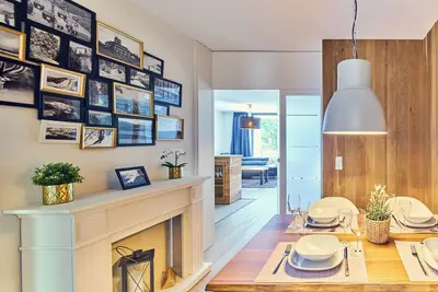 Image de Cozy vacation apartment: Nature ★ Pool & sauna ★ Netflix ★ Near ski lift & trails