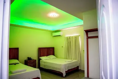 Image de Chic hotel in Punta Cana (room with 2 double beds).