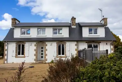 Maison de vacances 'Ti Ma Zud' avec terrasse privée, jardin partagé et Wi-Fi