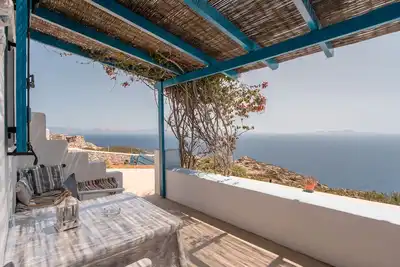 Image de Maison de vacances 'Mesaria' avec vue sur la mer, Wi-Fi et climatisation