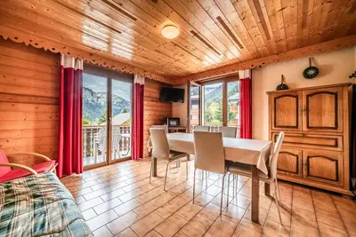 Image de Appartement 'La Flèche De Vermeil - 6 Pers' avec vue sur la montagne, balcon et Wi-Fi