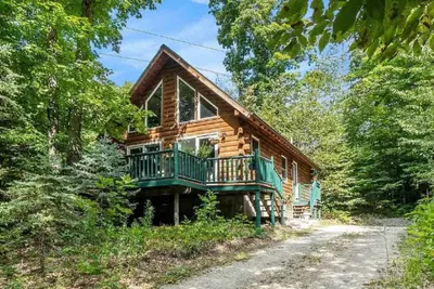 Log cabin, Schuss Mtn, solo stove, fireplace