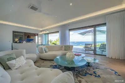 Image de Villa neuve 3 Chambres Ă Lurin, 2 piscines, vue mer Sunset, proche de Gustavia
