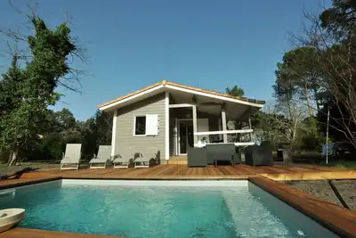 Image de Cabane de l étang 5 pers. piscine privative /clim