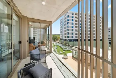 Image de Bright 2-Bed Apartment with Gym, Bbq & Pool Access