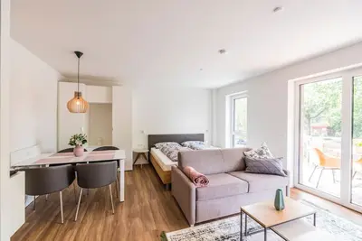 Image de Vechte view studio, new building with balcony, Wlan & Pp