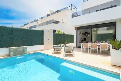 Image de Villa in Los Alcazares for 6 people, private pool and view of the Mar Menor