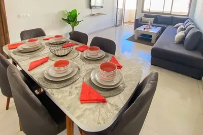Appartement Haut Standing Vue Mer, à 5 min à pied de la Plage! Prés de Taghazout