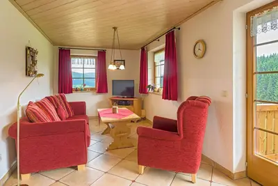 Image de Appartement 'Tanne - Barrierefrei' avec terrasse privée, jardin partagé et Wi-Fi