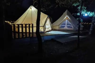 Image de Double Tentes Pour 4 Personnes Au CŒUR De La Nature! Espace Erica
