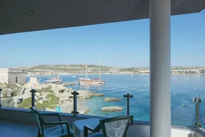 Image de This apartment is a 2 bedroom(s), 2 bathrooms, located in Il-Mellieħa, .