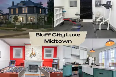 Image de Bluff City Luxe Midtown: 3800 sf, King Bd, 2 Game Rooms, Chef's Kitchen, Gym
