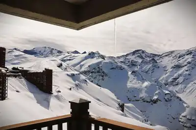 Hom I Duplex 2d2b Valle Nevado, Cerca de las Pistas