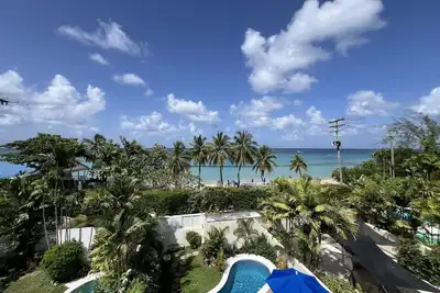 Stunning, Gated Villa opposite the best beach in Barbados with its own pool