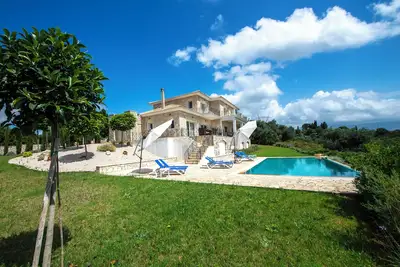 Image de Newly built villa w/ panoramic sea views in Corfu - Villa Balatsinos