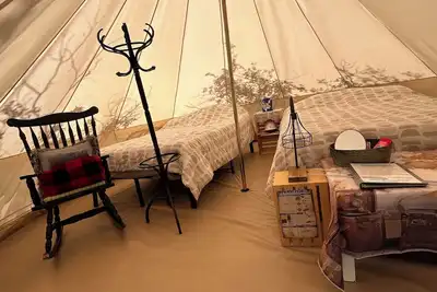 Image de #Y1 Fossil Retreat Yurt- 2 Double beds- Pet friendly
