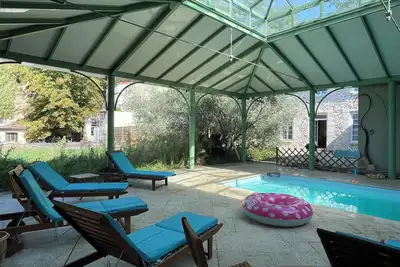 Image de Le Joli Logis du Château-Havre de Paix-3Ha à 3Mn de Giverny-Piscine-Spa-Fitness