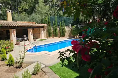 Image de El Ranchito, villa in Paguera, Majorca, quiet area, with swimming pool and barbecue.