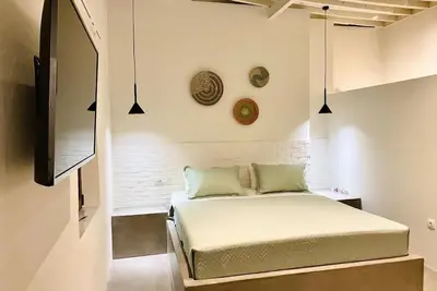 Charming one room apartment with 2 king size beds in the center of the old town