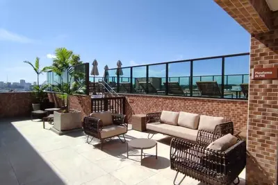 Image de Complete apartment with balcony and sea view in Maceió