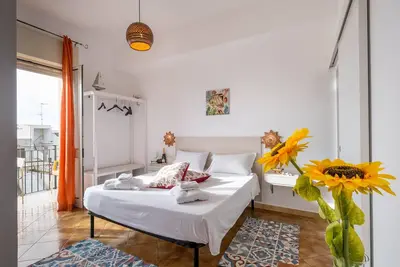 Image de Maison de vacances 'Corallo Luxury Room Controvento' avec vue sur la mer, Wi-Fi et climatisation
