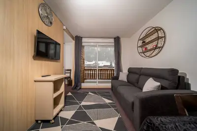 Image de Studio aux Alpes avec Ski et Jacuzzi