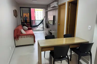 Image de One-bedroom apartment, opposite Lions Square, 200 m from Pajuçara Beach