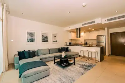 Image de Cozy 2-bedroom apartment in beautiful Abu Dhabi with fitness room, WiFi