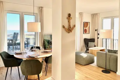 Image de pellworm living (penthouse with sauna)