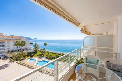 Image de Appartement 'Altea Seaview' avec vue sur la mer, Wi-Fi et climatisation