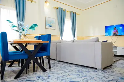 Image de bel appartement avec belle vue