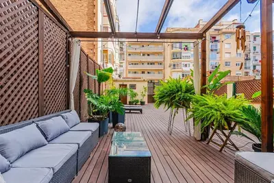 Image de Superbe appartement avec grande terrasse et mini-piscine au centre de Barcelone