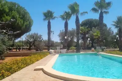 Macchia Salentina studio apartment 2/4 places in residence with swimming pool 2 km from the sea