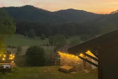 Image de Cabane \"La Baita\" avec vue sur la montagne, Wi-Fi et climatisation