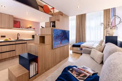 Image de TurnKey | Wenceslas square Two level Apartment I