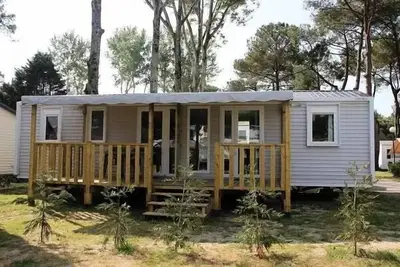 Image de Mobil-home Evasion Premium 37 m² (3 chambres 2 salles de bain) 6 pers. 8 personnes