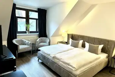 Appartement-Classique-Salle de bain privée séparée-Vue ville