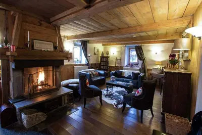 Image de Charmant chalet de luxe avec sauna