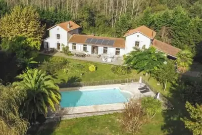 Image de Gîte calme et piscine, vue exceptionelle, entre Biarritz et Hossegor