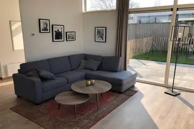Image de Chalet moderne avec jardin, dans la Campine verte