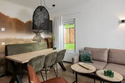 Lodge avec sauna dans un parc de vacances